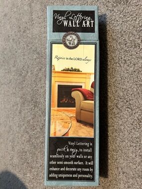 Vinyl Lettering Wall Art NWT